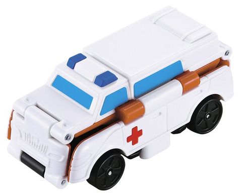 Іграшка TransRAcers машинка 2-в-1 Швидка допомога & Позашляховик