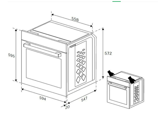 Духова шафа електрична Beko BBIE133002XD