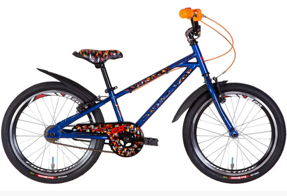 Велосипед 20 Formula ACTIVE рама-10" синий с крылом Pl 2024