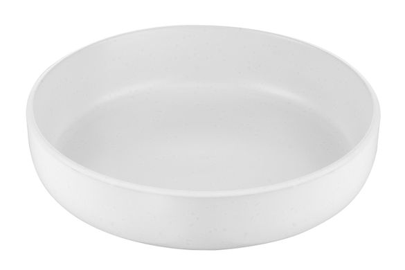 Тарелка суповая Ardesto Trento, 21,5 см, керамика, белый