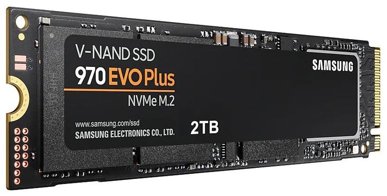 SSD внутренние Samsung 970 EVO Plus 2TB PCIe 3.0 x4 M.2 TLC (MZ-V7S2T0BW)