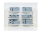 Корзина IDEA HOME 00642 Pyramid Blue 8.2л фото 2