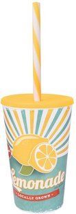 Стакан с трубочкой Herevin Lemonade 0.65 л (161948-027)
