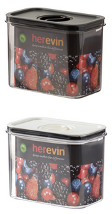 Контейнер HEREVIN Canister-Vacuum Lid-White-Black 1.2 л (161179-000)