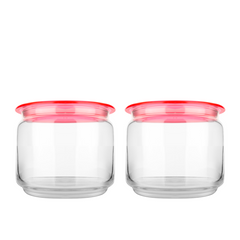Набор банок Luminarc Plano Pink, 2х0.5 л
