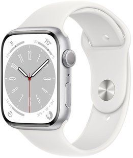 Смарт годинник Apple Watch S8 GPS 45 Silver Alum White Sp/B