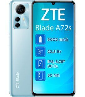 Смартфон Zte A72S 4/128GB Blue