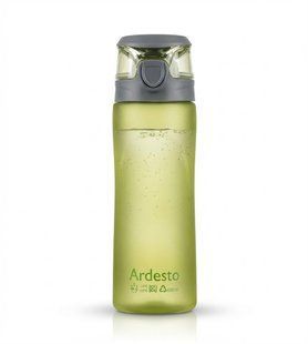 Бутылка для воды Ardesto, 600мл, пластик, зеленый