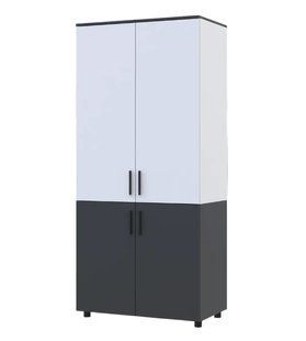 Шафа для одягу Doros Торн Антрацит/Білий (DRS-011991)
