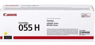 Картридж лаз. Canon 055H MF742/744/746, LBP663/664 Yellow (5900 стр)
