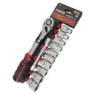 Набір насадок торцевих з тріскачкою Haisser 1/2", 12 шт (75584)