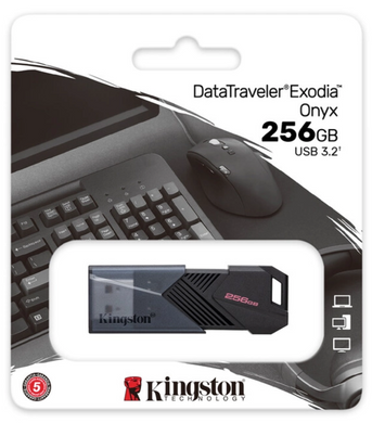 Flash Drive Kingston DT Exodia ONYX 256GB USB 3.2