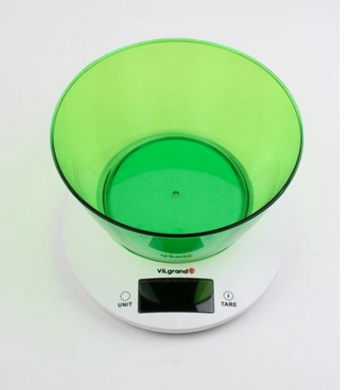 Ваги кухонні ViLgrand VKS-533С green