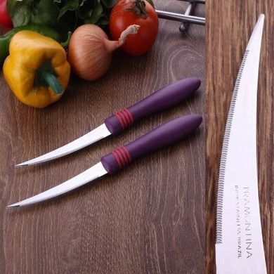 Набор ножей для томатов Tramontina COR & COR, 102 мм, 2 шт. (23462/294)