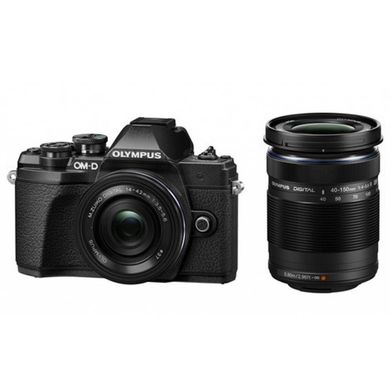 Цифровая камера Olympus E-M10 mark III Pancake Double Zoom 14-42+40-150Kit черный