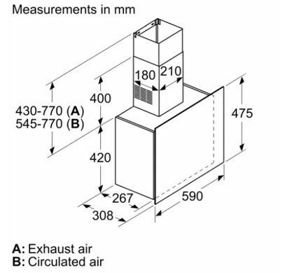 Витяжка Bosch DWF65AJ20T