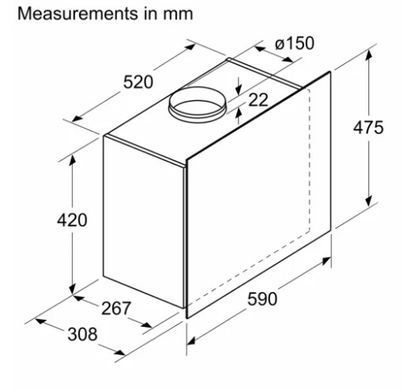 Витяжка Bosch DWF65AJ20T