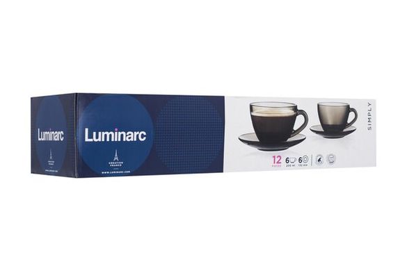 Сервиз Luminarc СИМПЛИ ЭКЛИПС /6х220 мл д/чая (J1261/1)
