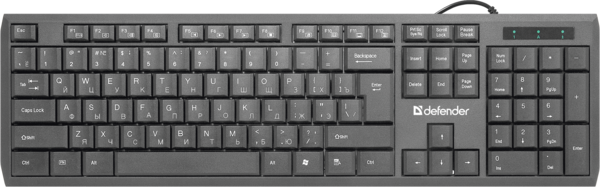 Клавіатура Defender OfficeMate SM-820 USB Чорний