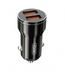 Автомобільний зарядний пристрій (адаптер) 2в1 XO CC48 2USB/2.4A + Type-C black фото 2