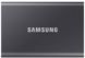 SSD зовнішній Samsung T7 500GB USB 3.2 GEN.2 GRAY (MU-PC500T/WW) фото 1
