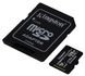 Карта памяти Kingston 128GB microSDXC Canvas Select Plus 100R A1 C10 + SD адаптер (SDCS2/128GB) фото 3