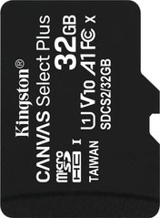 Карта памяти Kingston 32GB microSDHC Canvas Select Plus 100R A1 C10 (SDCS2/32GBSP)
