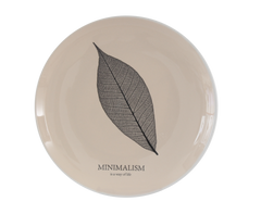 Тарелка Limited Edition MINIMALISM 17.5 см /десерт/ бежевая (HTK-009)