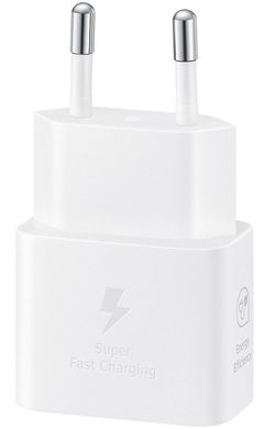 Зарядний пристрій Samsung 25W Travel Adapter + Type-C cable White (EP-T2510XWEGEU)