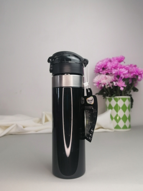 Бутылка для воды GUSTO Saga 630мл GT-G-912053 черная