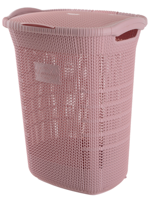 Корзина для белья Violet House 0261 Виолетта PINK POWDER 65 л