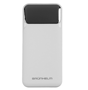 Power Bank - Портативна батарея 20.000 mAh. білий - GP-20WQC GRUNHELM
