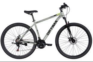 Велосипед AL 29" Optima. DD FR рама-19" серый с зеленым 2026 (в мешке)
