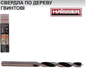Сверло по дереву 4х43x75 мм, винтовое с М-образным Остриев, Haisser