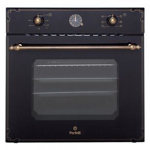 Духовой шкаф Perelli BOE 6645 BL ANTIQUE GLASS