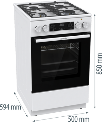 Комбинированная плита Gorenje GKS5C73WF (FM514D-FPD4B)