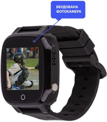 Смарт-часы для детей AmiGo GO008 MILKY GPS WIFI Black