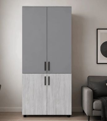 Шафа для одягу Doros Торн Сосна Натті/Сірий (DRS-012002)