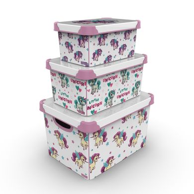 Контейнер Qutu Style Box Unicorn, 10 л