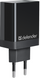мережева зарядка Defender (83573)UPA-101 чорний, 1 USB, QC 3.0, 18W фото 2