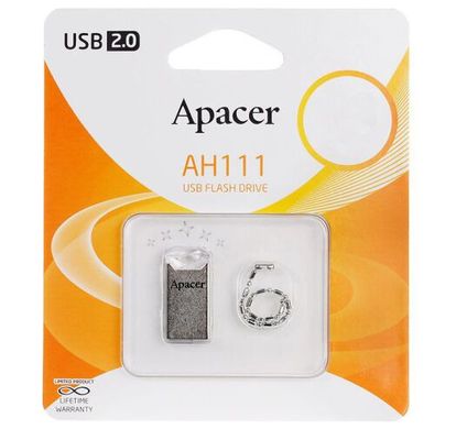 Флеш-пам'ять USB Apacer AH111 64GB Crystal (AP64GAH111CR-1)