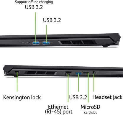Ноутбук Acer Nitro V 16 ANV16-72-99KB (NH.QZREU.00A) Black