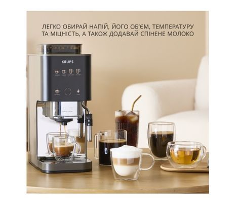 Кавомашина KRUPS SLIM Coffee Crush Experience SA403BE0 milk