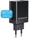 сетевая зарядка Defender (83573) UPA-101 черный, 1 USB, QC 3.0, 18W фото 1