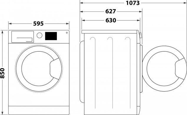 Пральна машина Whirlpool FFB 11469 BCV UA
