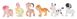 Набір ігрових фігурок Dingua Звірятка з ферми 6 шт, в асортименті фото 2