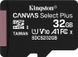 Карта памяти Kingston 32GB microSDHC Canvas Select Plus 100R A1 C10 (SDCS2/32GBSP) фото 3