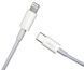 Кабель USB XO NB113 Type-C - Lightning PD 1m White фото 1