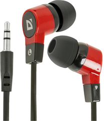навушники Defender Basic-619 black/red