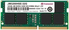 Оперативний запам'ятовувальний пристрій Transcend для ноутбука DDR4 32Gb 3200Mhz JM3200HSE-32G БЛІСТЕР